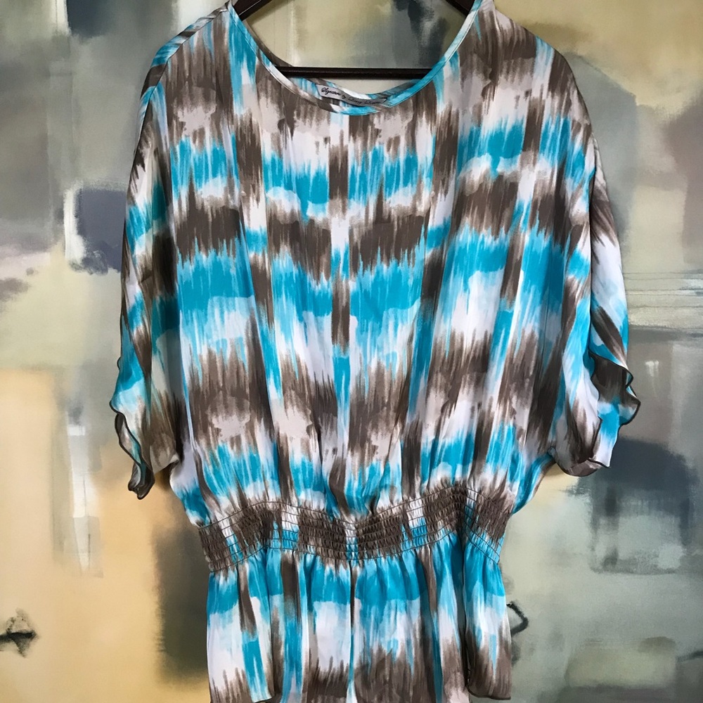 Signature by Larry Levine blouse, size L